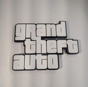 Grand Theft Auto Desk Sign – Iconic GTA Logo